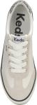 Keds Women's Jump Kick T-Toe Fashion Sneaker, Snow White/Cream/Black, 7.5