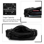 Angel Barcelo Roomy Fashion Hobo Womens Handbags Ladies Purse Satchel Shoulder Bags Tote Washed Leather Bag Black