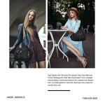 Angel Barcelo Roomy Fashion Hobo Womens Handbags Ladies Purse Satchel Shoulder Bags Tote Washed Leather Bag Black