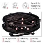 Pahajim Women Fashion Purses and Handbags Shoulder Tote Bags Top Handle Satchel for Women (black)