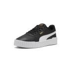 PUMA Women's Carina 3.0 Sneaker, Black White Gold, 9