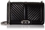 Rebecca Minkoff Chevron Love Quilted Crossbody Bag for Women – Versatile Women’s Crossbody Purse, Quality Leather Handbag for Women, Quilted Shoulder Bag, Chain Purse