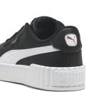 PUMA Women's Carina 3.0 Sneaker, Black White Gold, 9