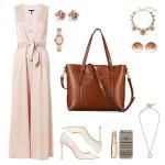 Kattee Dark Brown Leather Tote Bag for Women