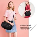 Chic Women's Tote Bag in Black Synthetic Leather