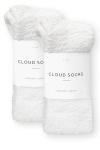 Unboxme Premium Fluffy Cloud Socks - Ultra-Soft, Warm Fuzzy Comfort - Luxury Cozy Socks for Men & Women, 2 Pairs Snow White
