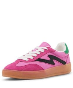 Madden Girl Women's Giia Sneaker, Pink Multi, 9