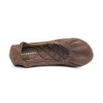 FUNKYMONKEY Women's Ballet Flats Soft Round Toe Comfortable Shoes (10 M US, Brown)