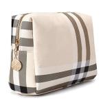 Jessyline Luxury Makeup Bag for Women - Beige