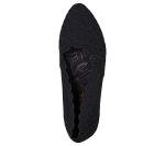 Skechers Black Cleo-Honeycomb Ballet Flat, Size 9