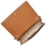 Michael Kors Women's Jet Set Medium Flap Crossbody Bag, Gold-Tone Hardware/Brown/Acorn