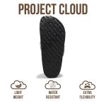 Project Cloud Genuine Leather Clogs for Women Shoes - Memory Foam Insole, Non-Slip & Natural Cork Footbed Arch Support Big Buckle Womens Clogs and Mules for Women Footwear(Manchester, Gray, 10)