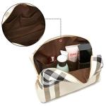 Jessyline Luxury Makeup Bag for Women - Beige
