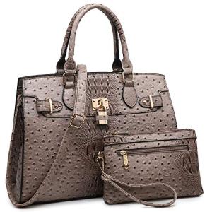 Dasein Women Handbags and Purses Ladies Shoulder Bag Top Handle Satchel Tote Work Bag with Wallet