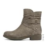 Elegant Fur Lined Mid Calf Slouchy Booties