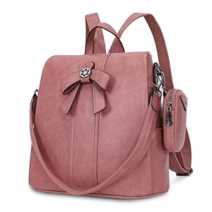 ZOCAI Backpack Purse for Women Fashion Backpack Purses PU Leather Daypacks Anti-Theft Shoulder Bag Satchel Purse