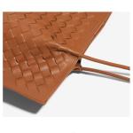 Waiyqju Women's Luxury Handmade Woven Tote Bag, Beach Bag Set, Elegant Age Reducing Travel Commuter Bag Set (1# Black)