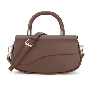 Milan Chiva Small Elegant Top Handle Purses for Women Mini Handbags Cute Crossbody Wedding Purse Flap Bag Dressy Purse MC-398CF