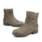 Elegant Fur Lined Mid Calf Slouchy Booties