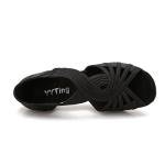Elegant Black Latin Dance Shoes for Women