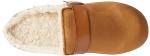 Amazon Essentials Women's Backless Shearling Memory Foam Mule, Tan Suede, 8
