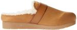 Amazon Essentials Women's Backless Shearling Memory Foam Mule, Tan Suede, 8