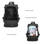 BROMEN Backpack Purse for Women Leather Anti Theft Travel Fashion Shoulder Bag Black