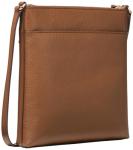 Michael Kors Jet Set Charm Small Flat Crossbody Bag, Gold-Tone Hardware/Luggage, One Size