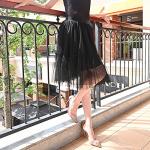 FSJ Women Studded Pointed Toe Transparent Pumps High Heels Shoes with Rhinestones Size 8