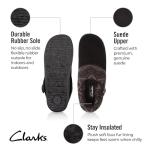 Clarks Women's Knitted Collar Clog (6 M US, Black/Aztek Multi)
