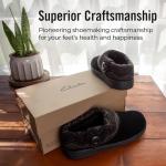 Clarks Women's Knitted Collar Clog (6 M US, Black/Aztek Multi)