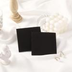 40pcs Black Microfiber Jewelry Pouch 8 x 8cm Jewelry Packaging Bag Envelope Style Luxury Small Favor Bags Jewelry Gift Bags for Earrings Necklaces Bracelet Ring