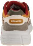 Coach Women's C301 Sneaker, Green/Buttercup, 5