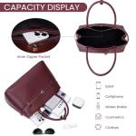 YFGBCX Tote Bag for Women Vegan Leather Work Bag Top Handle Bag Trendy Luxury Hobo Handbag College Tote Bag Purse