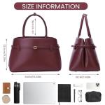 YFGBCX Tote Bag for Women Vegan Leather Work Bag Top Handle Bag Trendy Luxury Hobo Handbag College Tote Bag Purse