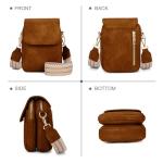 Fashion Small Crossbody Bags for Women Trendy Designer Cell Phone Purses Wallets with Card Holder Anti Theft Travel