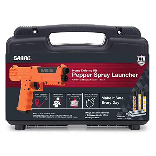 SABRE SL7 Pepper Ball Launcher Home Security Defense Kit from Sabre
