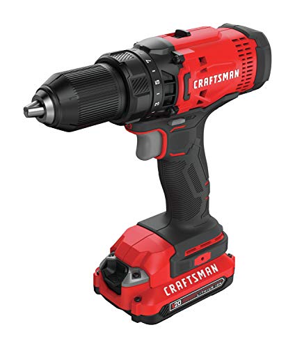 CRAFTSMAN V20 Cordless Drill/Driver Kit, 1/2 inch
