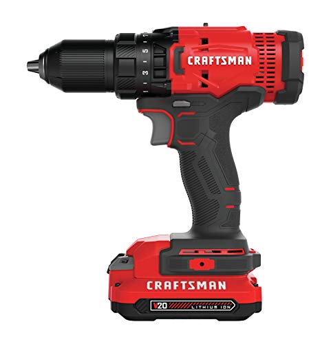 CRAFTSMAN V20 Cordless Drill/Driver Kit, 1/2 inch