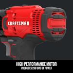CRAFTSMAN V20 Cordless Drill/Driver Kit, 1/2 inch