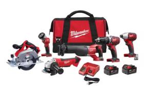 Milwaukee M18 Cordless 6-Tool Combo Kit
