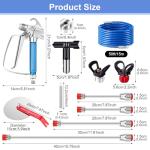 Gyfent 22-Piece Airless Paint Sprayer Kit