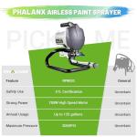 PHALANX 780W Airless Electric Paint Sprayer 3000PSI