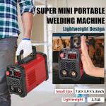 Hpoouo 200Amp Mini Portable Stick Welder