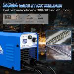 TRQWH 200A Portable MMA Stick Welder with Display