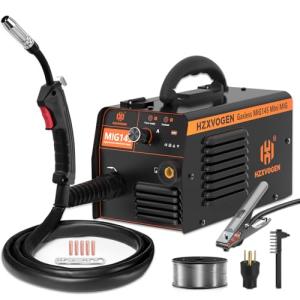 H HZXVOGEN 145A Dual Voltage MIG Welder