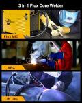 Haxiaoer 145A Portable MIG Welder with Digital Display