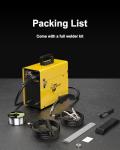 Haxiaoer 145A Portable MIG Welder with Digital Display