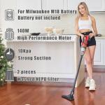 Cordless Handheld Vacuum for Milwaukee M18 Battery
