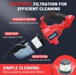 Rueqior Cordless Handheld Vacuum for Milwaukee M18